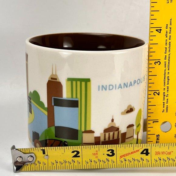 Starbucks You Are Here Indianapolis Coffee Tea Mug Cup 14 oz 2014 - Picture 13 of 14